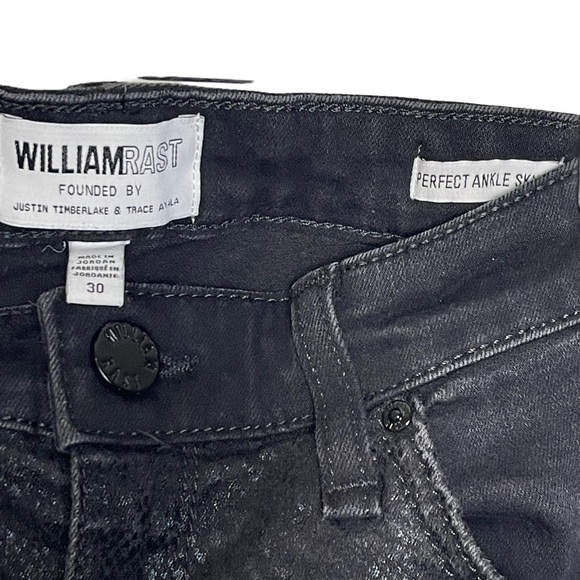 William Rast Black Snake Print Ankle Jeans Size 30 - Picture 7 of 10